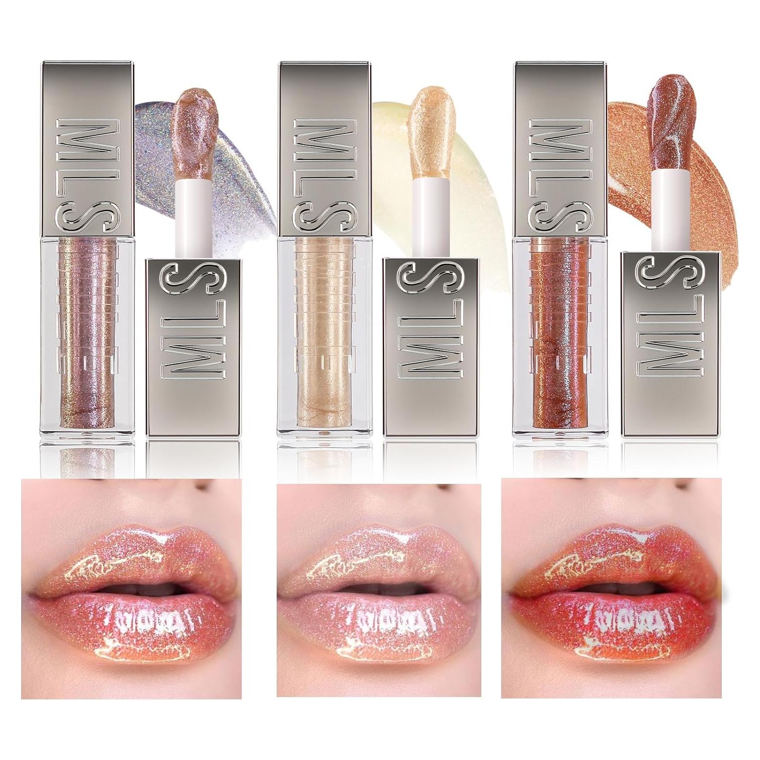 Set de 3 Brillos Labiales Hidratantes MLSMILE - 10.7 cm