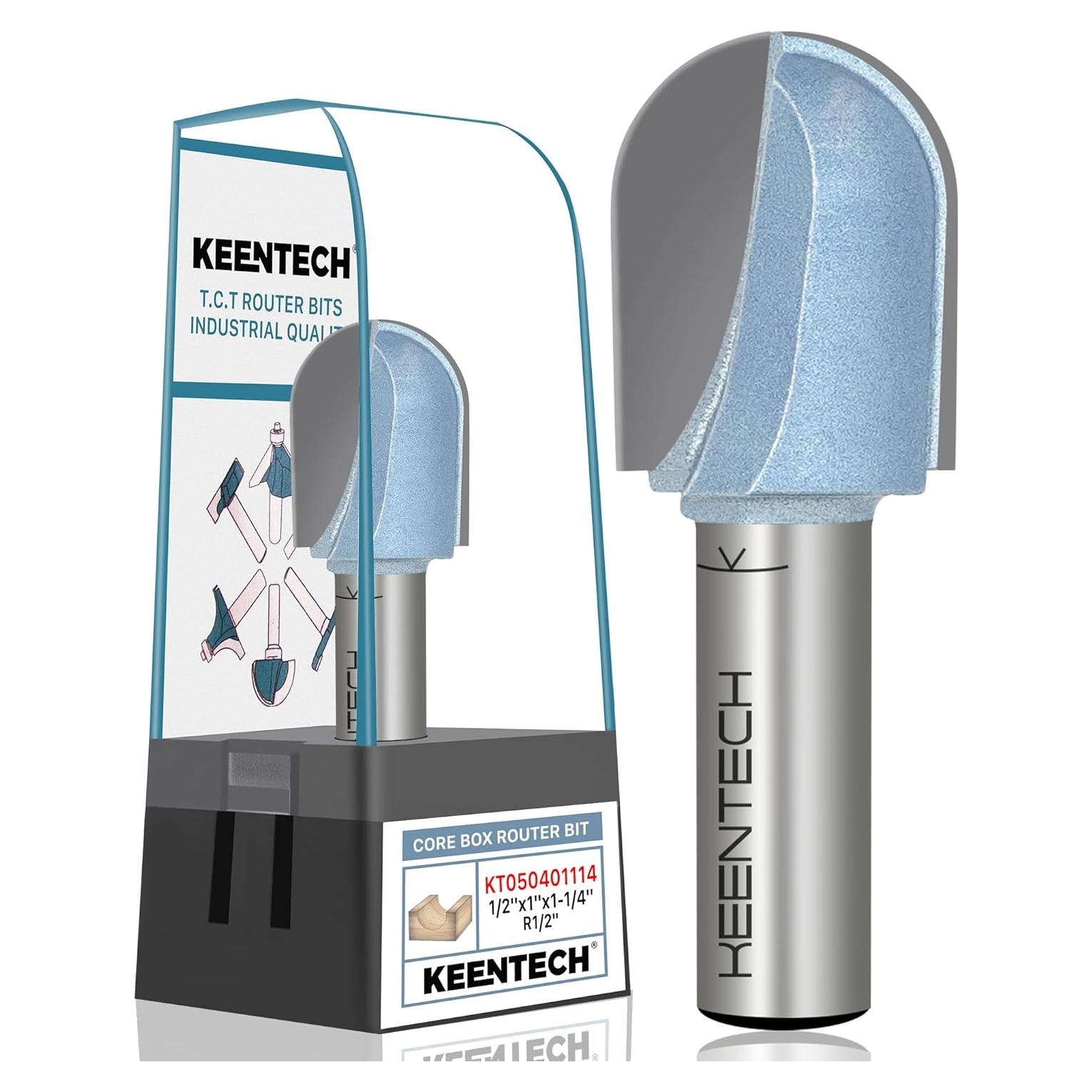 Broca de Router KEENTECH 1/2" Eje 32mm Profundidad 32mm