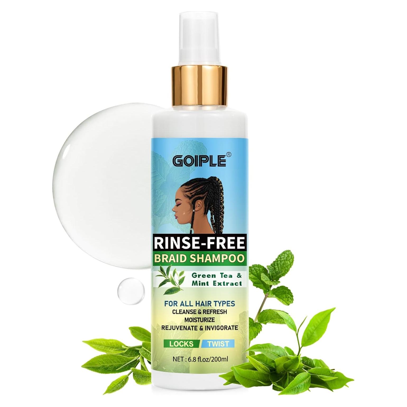 Champú sin enjuague Goiple para trenzas 200 ml - Natural y cómodo