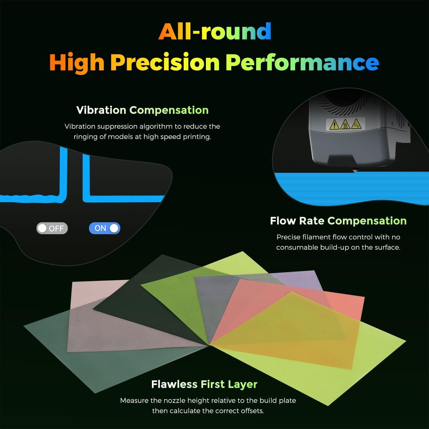 Impresora 3D Flashforge AD5X Multicolor 4 Colores 600mm/s