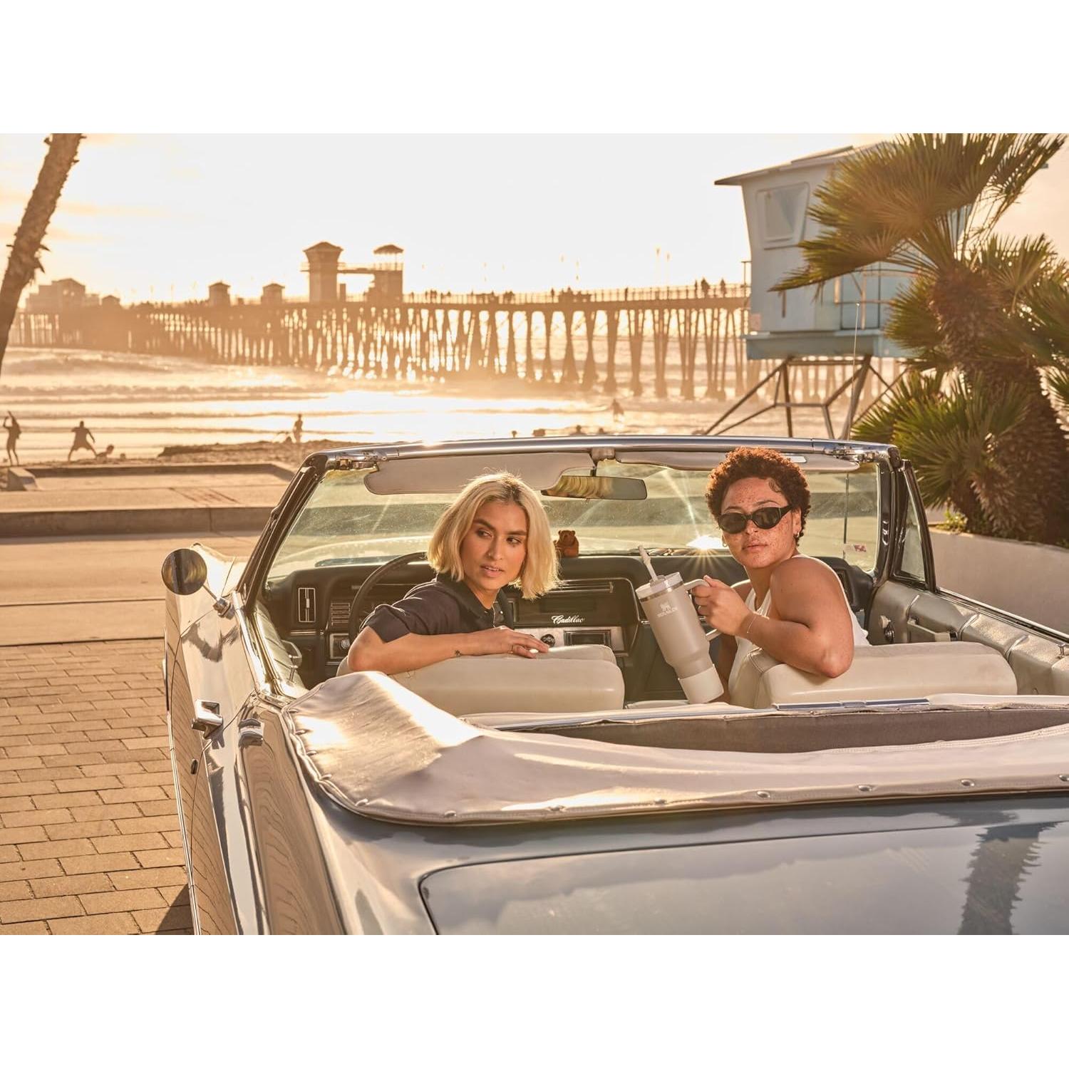 Cubierta de Bota y Tapa de Popote Stanley Quencher 30 oz Negra