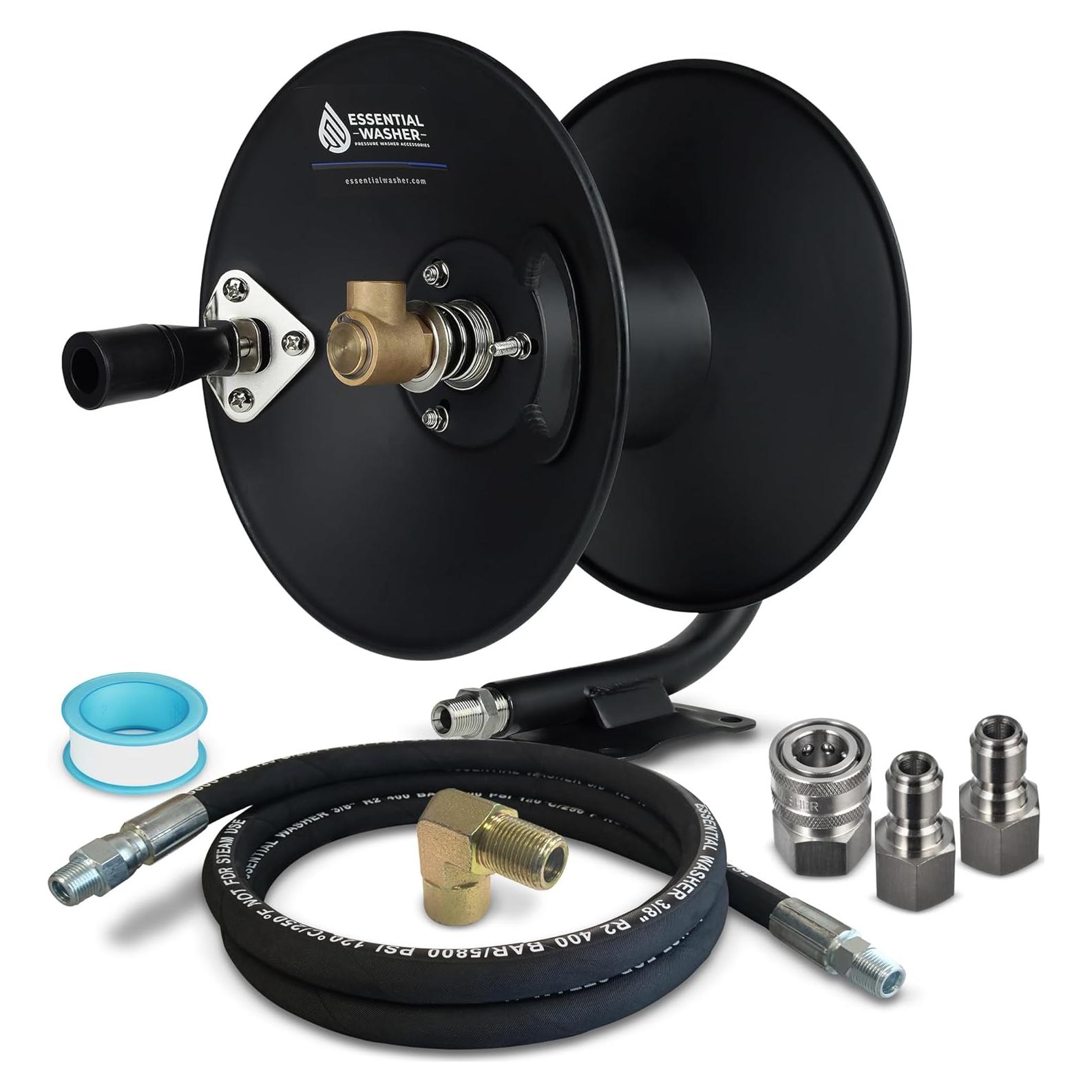 Carrete de Manguera Essential Washer 15 m con Accesorios