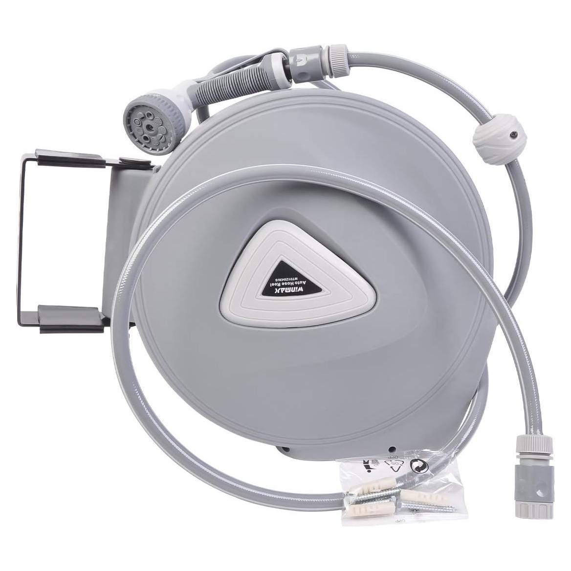 Carrete de Manguera Retráctil WINMAX 9.75 Metros con Pistola