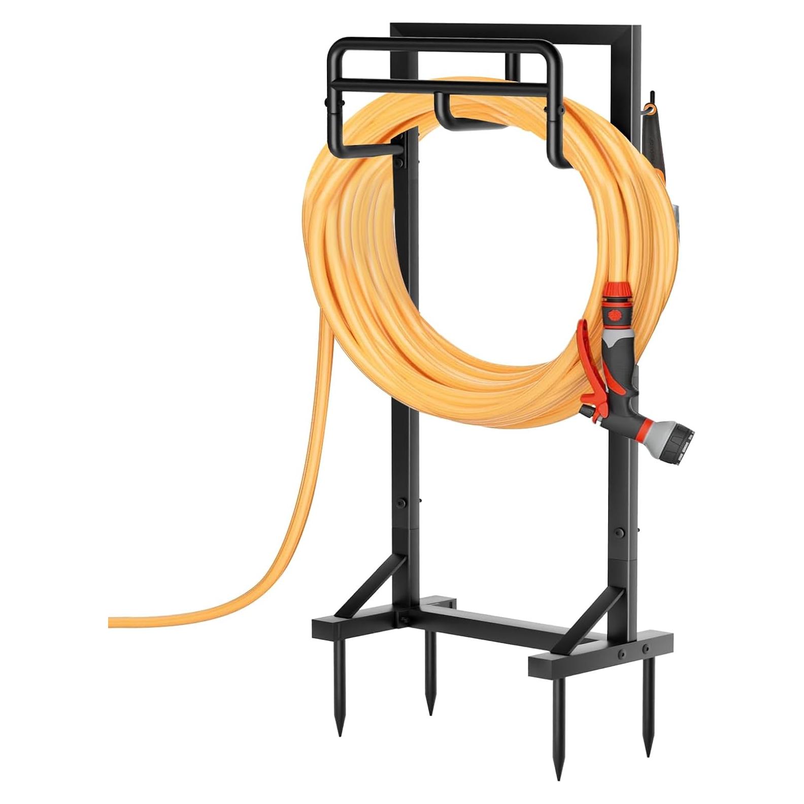 Soporte para Manguera de Jardín GAVISCITY 46m Metal Antióxido