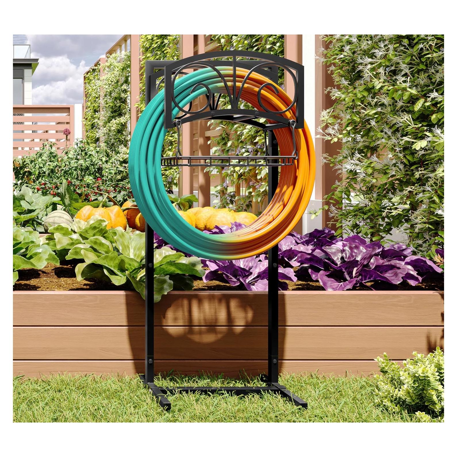 Soporte para Manguera de Jardín Fire Beauty FB222, 20x39x108cm