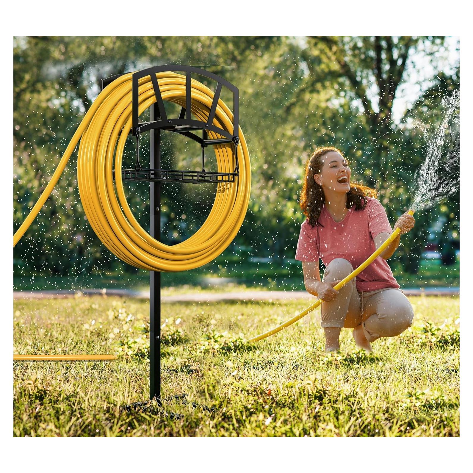 Soporte para Manguera de Jardín Fire Beauty FB120, 45.72m