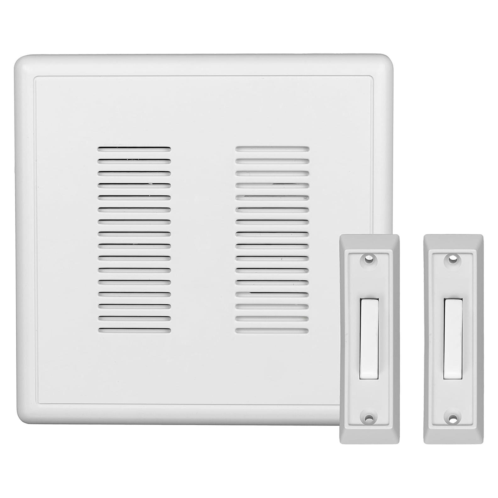 Timbre Eléctrico PrimeChime Plus 2 NICOR - Botón Básico Blanco