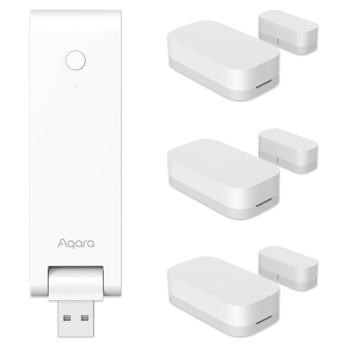 Sensor de Puerta y Ventana Aqara Zigbee Paquete de 3