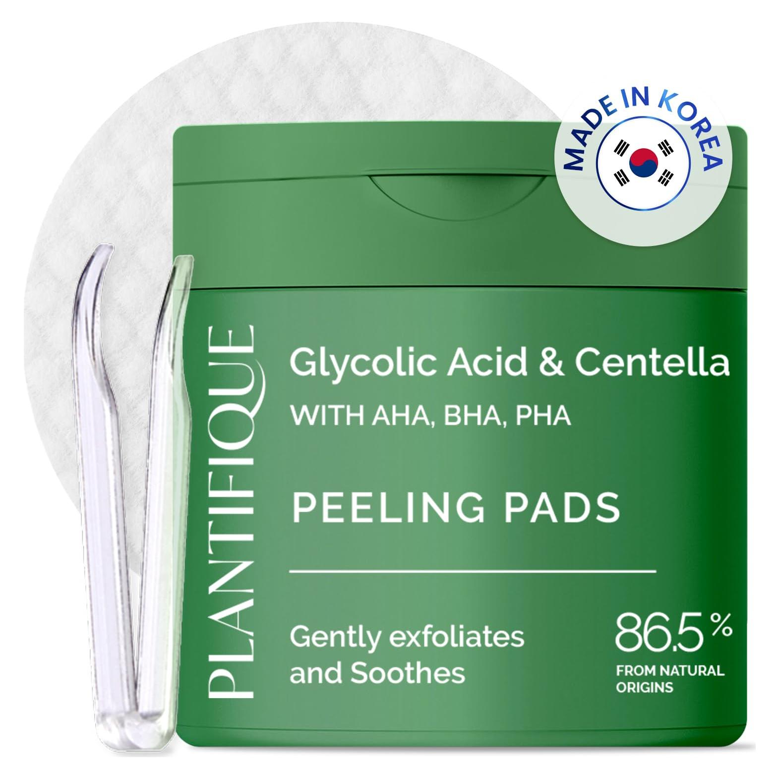Almohadillas Exfoliantes Plantifique con Ácido Glicólico 60 Pcs
