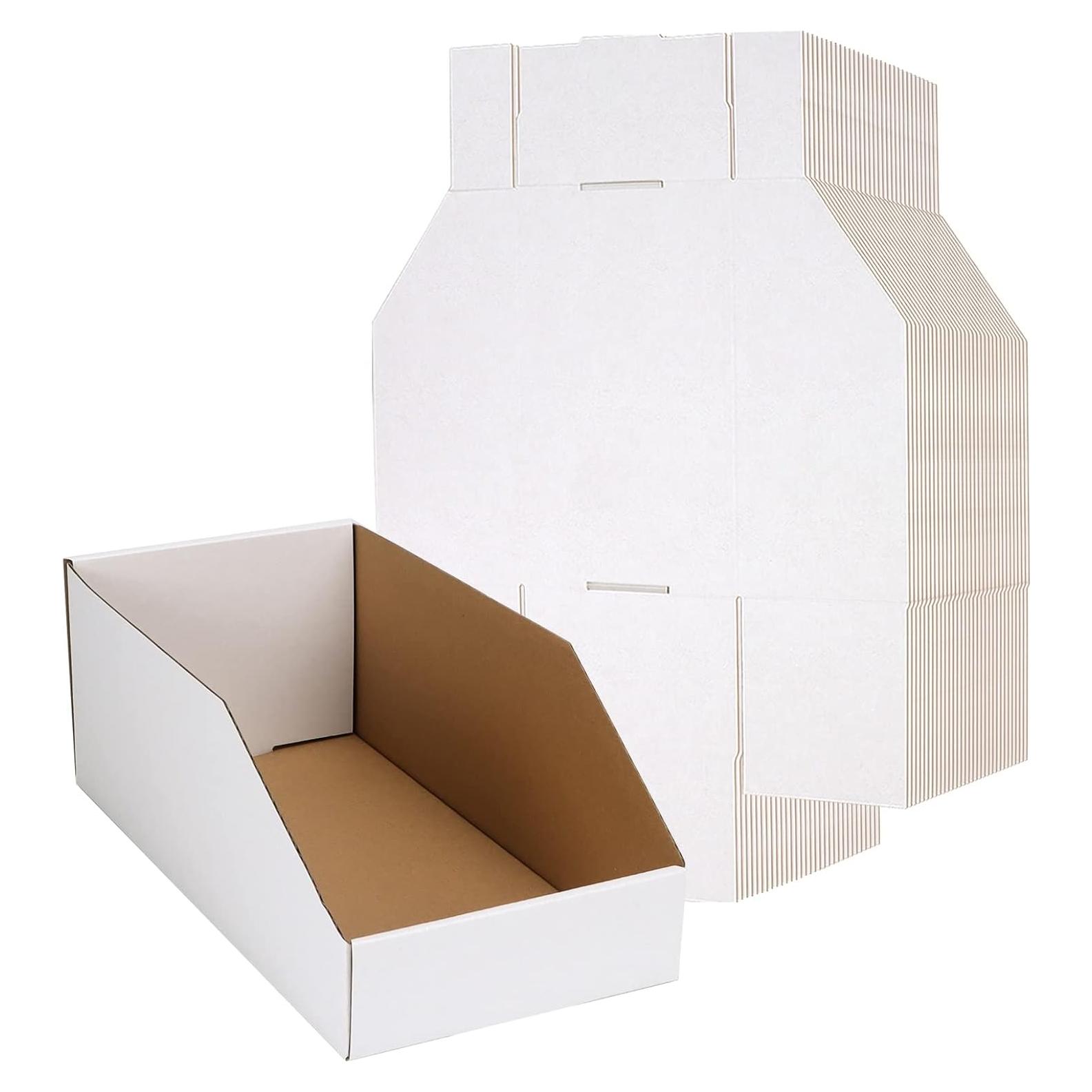 Cajas de Cartón EXYGLO, 35 Contenedores Plegables 30.5x15.2x11.4 cm