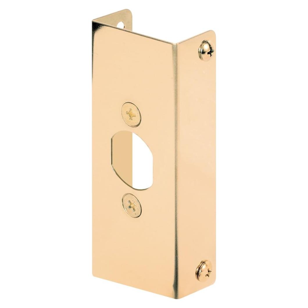 Refuerzo de Bisel de Puerta Prime-Line U 9567 Latón Brillante 4.4 cm