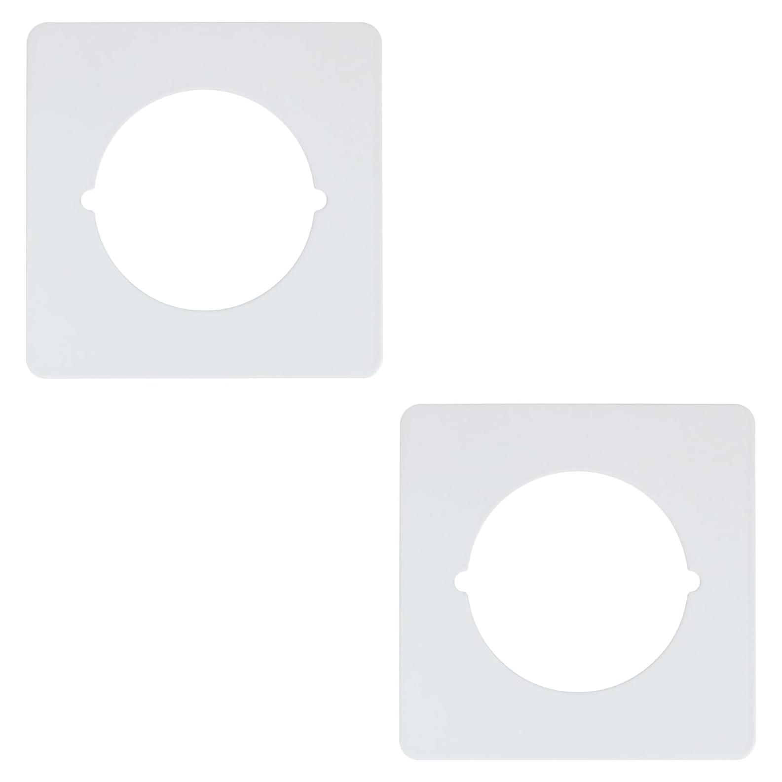 Placas de Scar para Perilla de Puerta Cuadrada Rsoise - Juego de 2