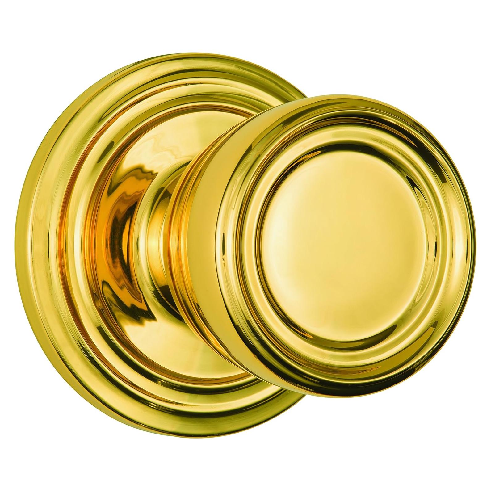 Cerradura de Puerta Empujar Tirar Rotar Brinks Latón Pulido