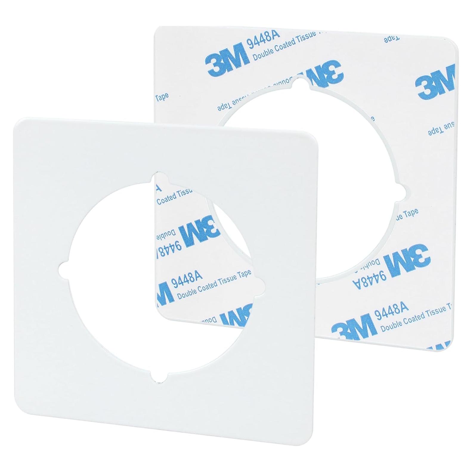 Placas de refuerzo para pomo de puerta CNGGV MBBS-W blancas