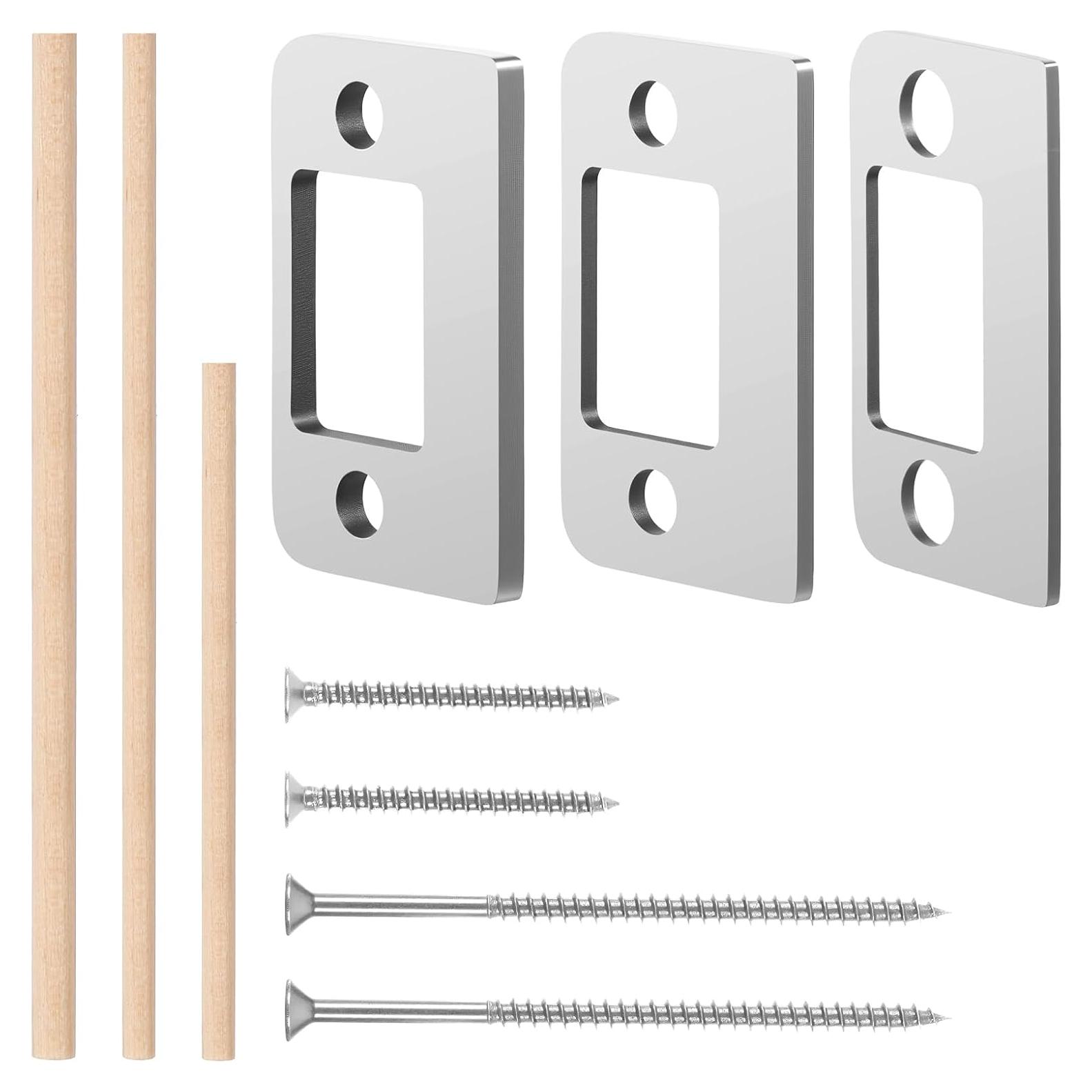 Placas de Refuerzo para Cerraduras de Puerta QfwdfcTrenz - Acero Inoxidable