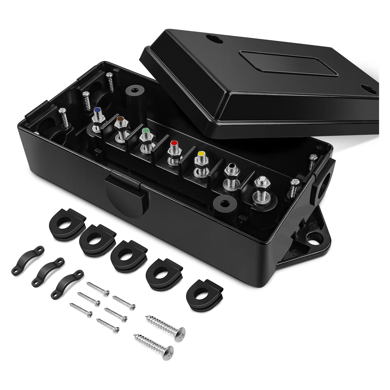 Caja de Conexión Eléctrica Nilight 7 Vías a Prueba de Agua