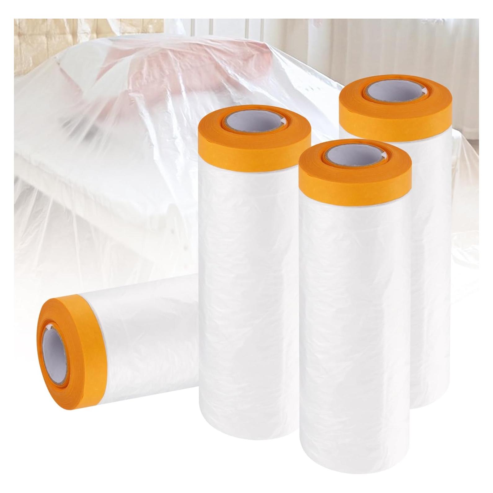 Película Plástica para Pintura DAOST 4 Rollos 3m x 20m