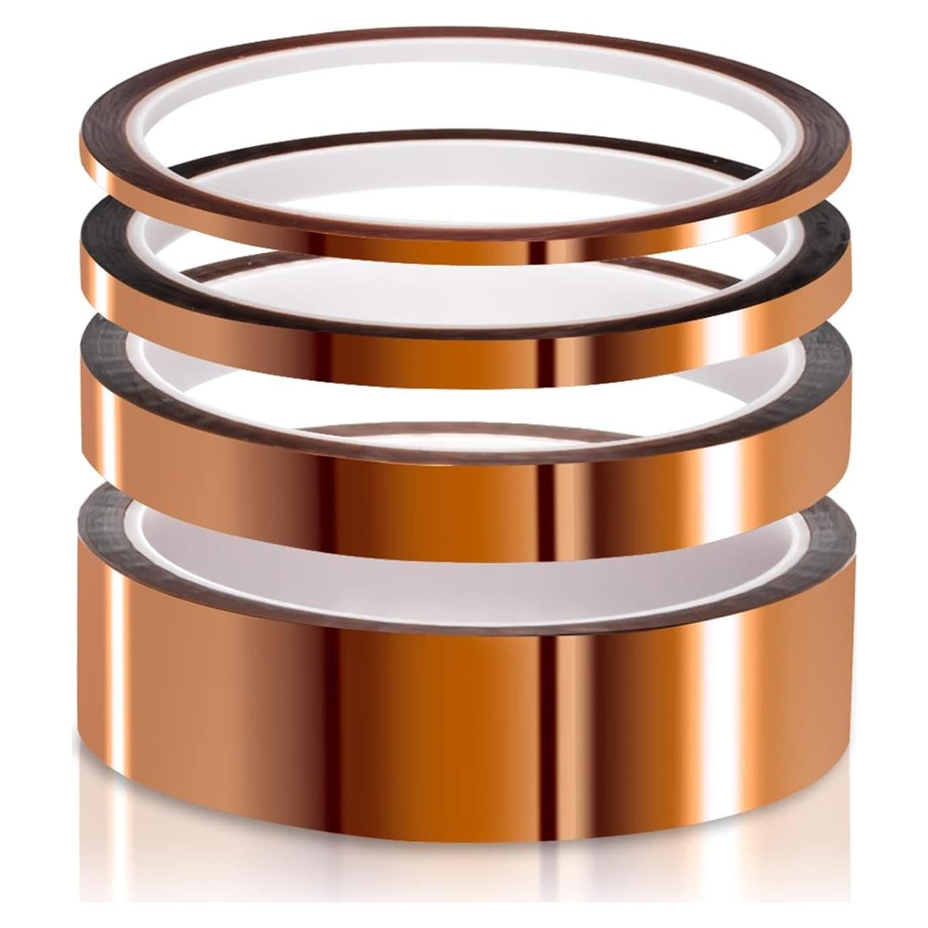 Cinta de alta temperatura ELEGOO, poliimida, 4 tamaños