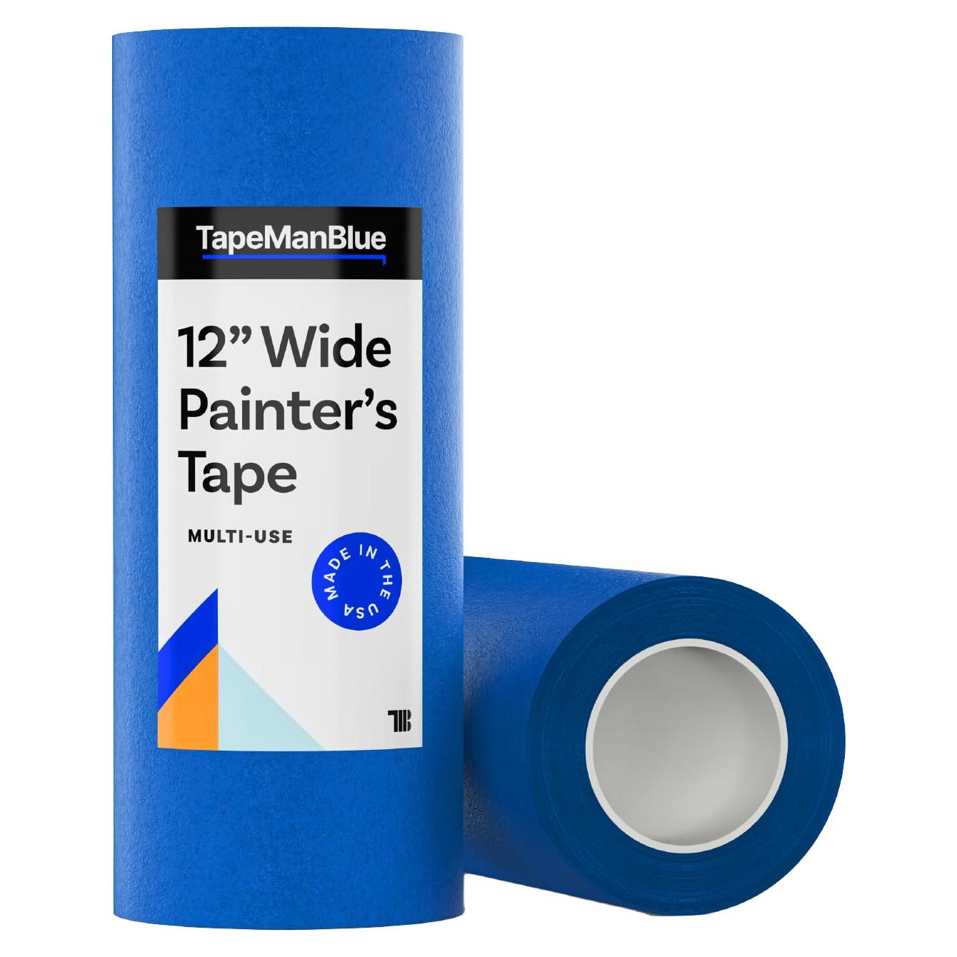 Cinta de Pintor Azul Ancha TapeManBlue 30.48 cm x 54.86 m