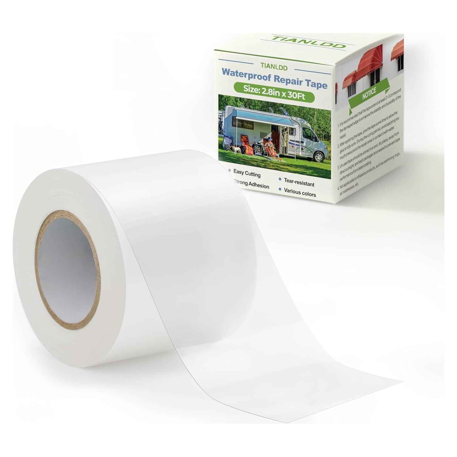 Cinta de Reparación Impermeable TIANLDD 8.38 cm x 9.14 m