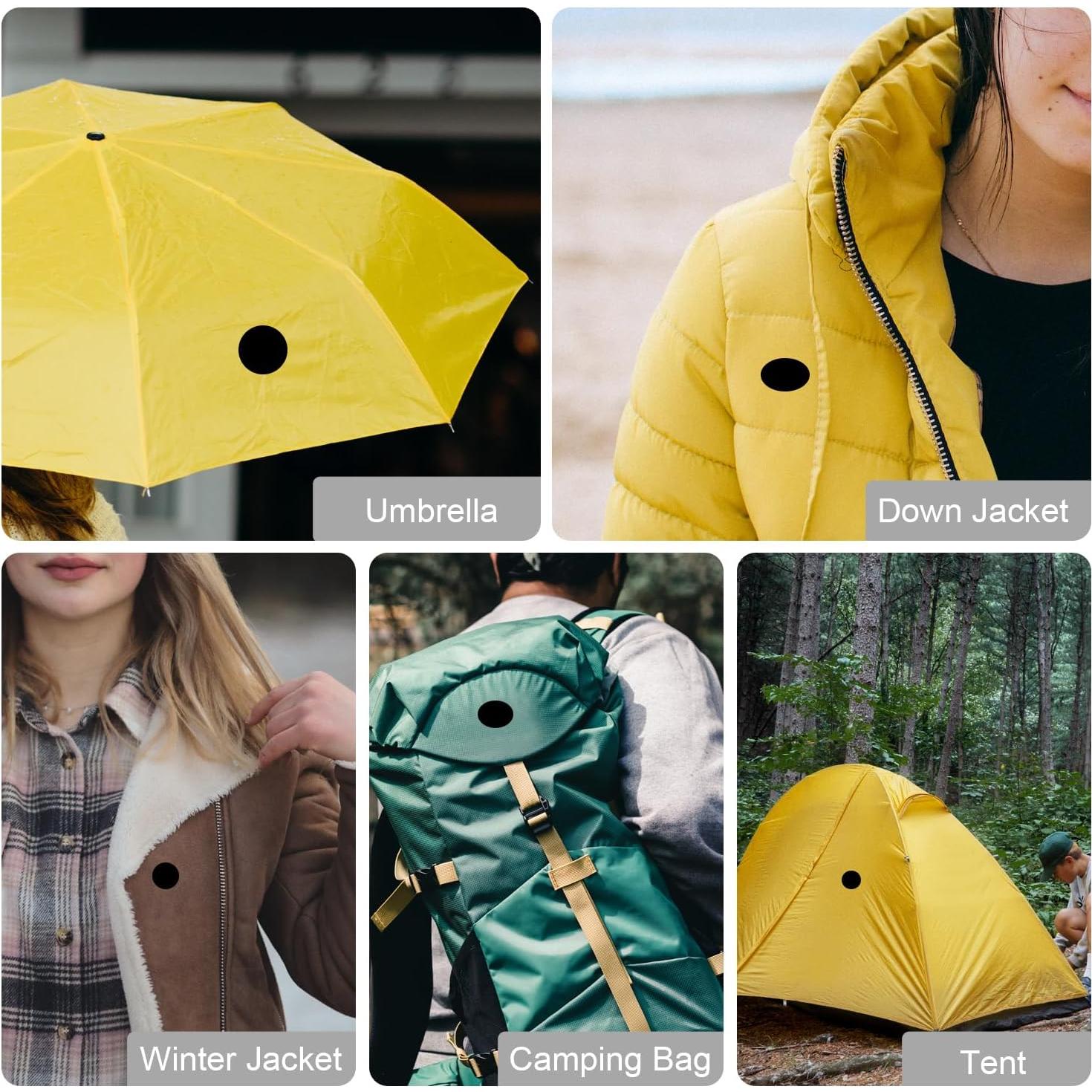 Parches de Reparación de Nylon Autoadhesivos NQEUEPN - 64 Piezas