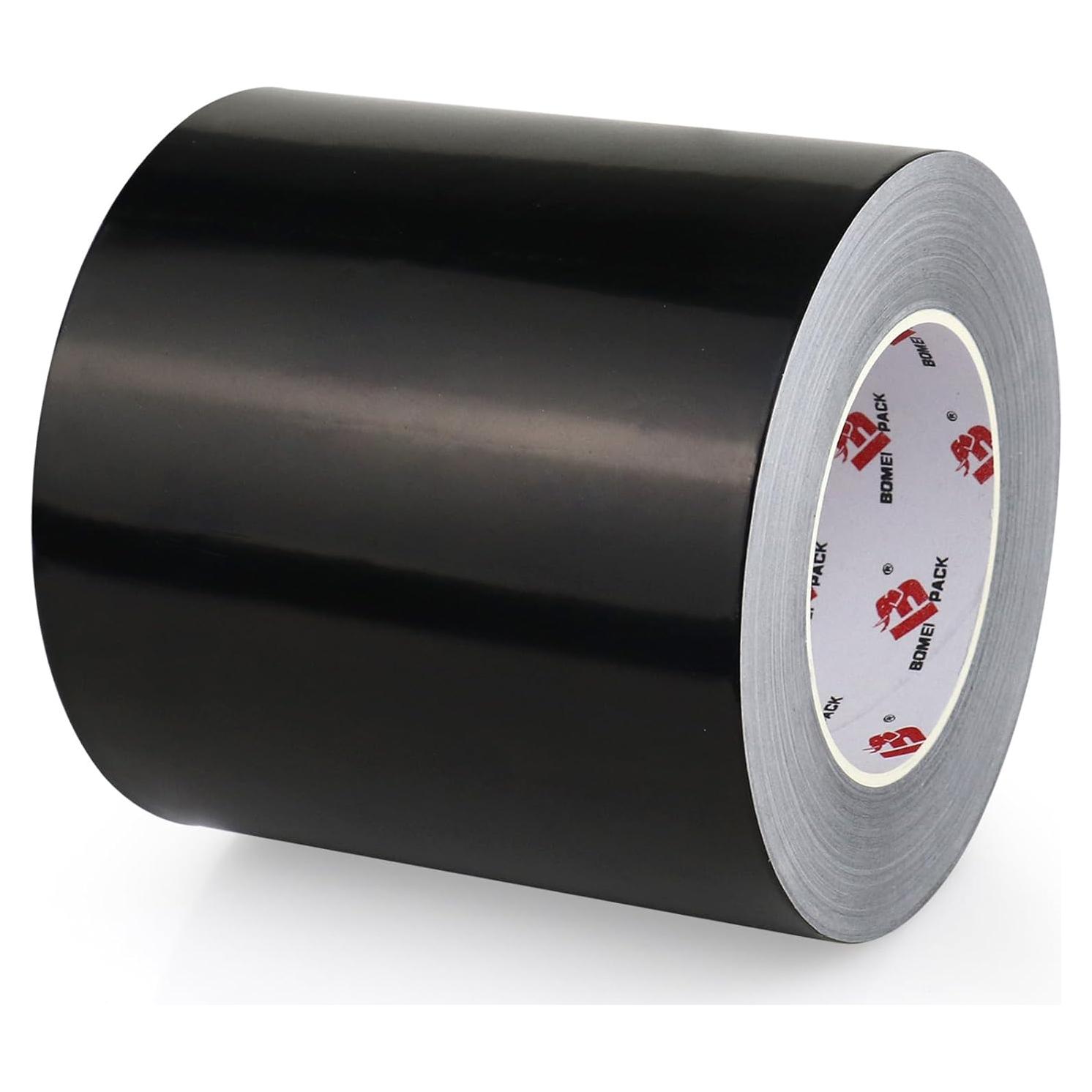 Cinta de Aluminio Negra BOMEI PACK 12.7 cm x 50 m Impermeable