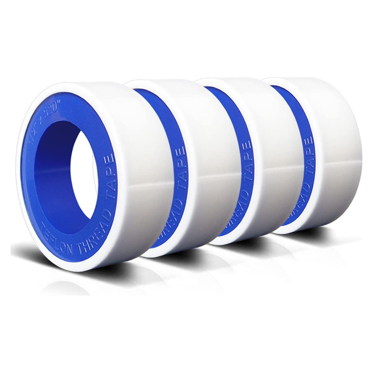 Cinta de Teflón PTFE VOTMELL 4 Rollos 1.27 cm x 1320 cm