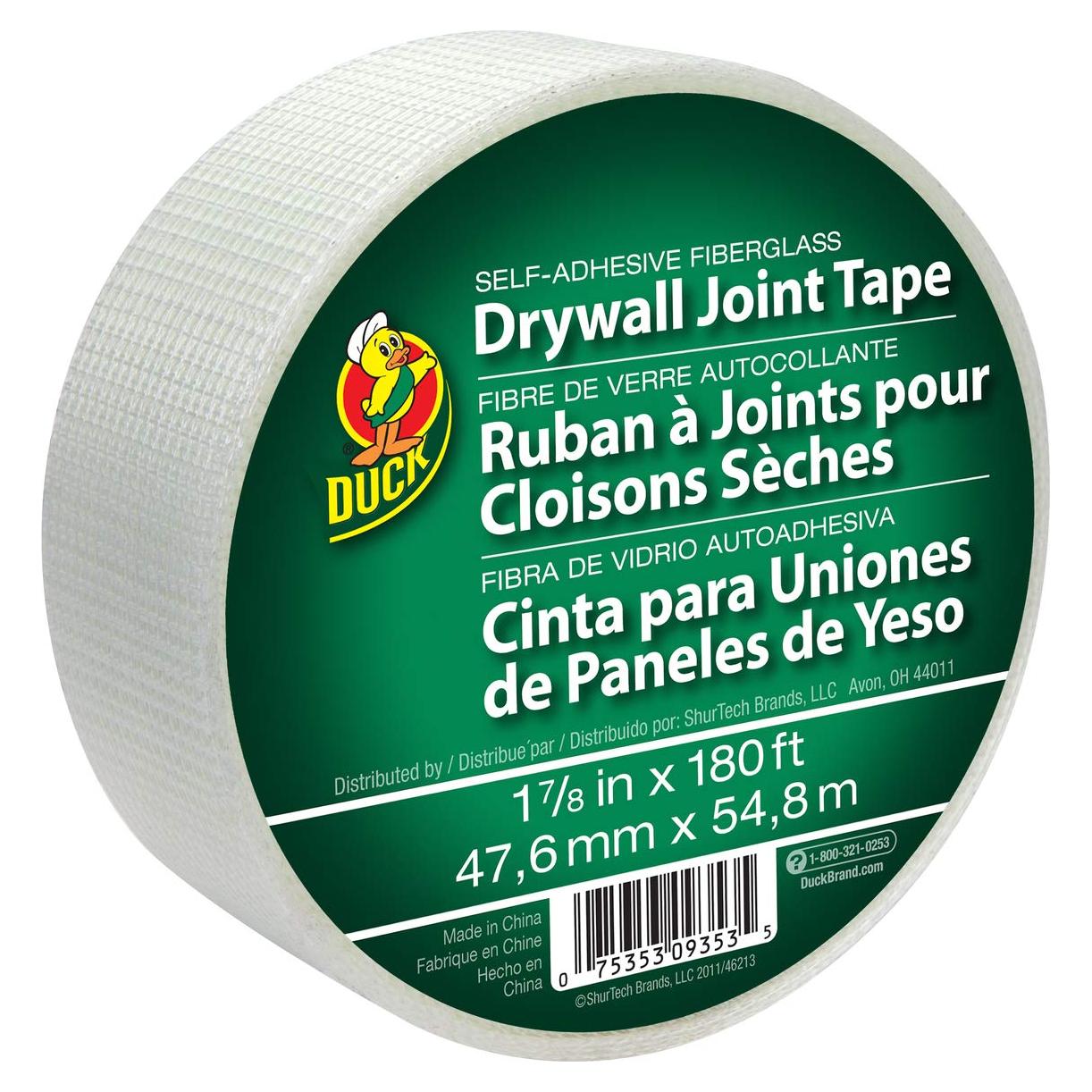 Cinta de Juntas de Yeso Duck Autoadhesiva 4.78 cm x 54.86 m