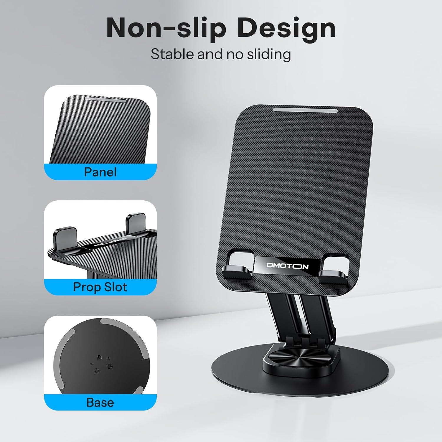 Soporte Ajustable para Tableta OMOTON - Compatible con iPad y Más