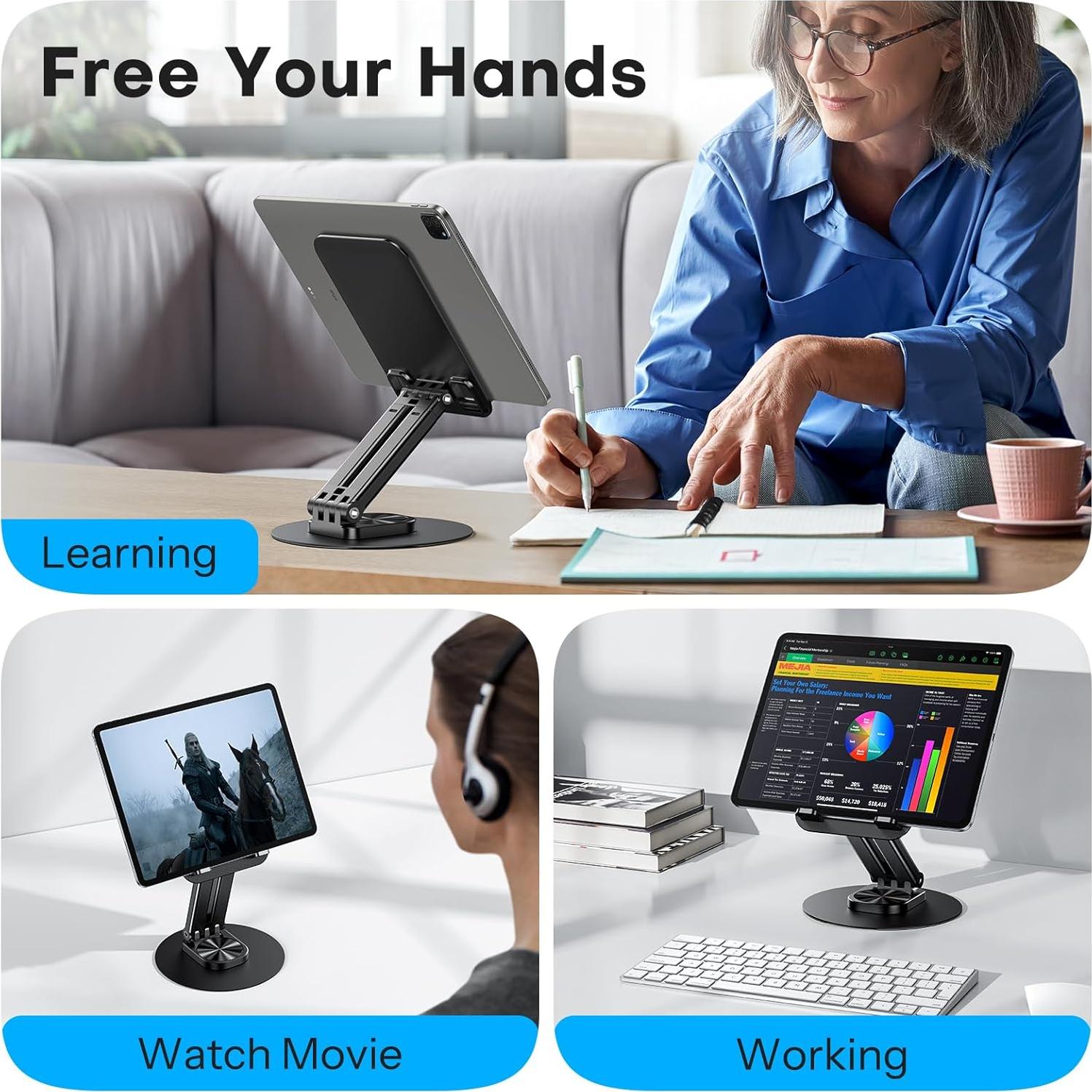 Soporte Ajustable para Tableta OMOTON - Compatible con iPad y Más