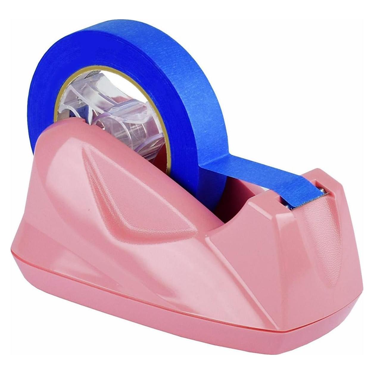 Dispensador de Cinta Jumbo Acrimet Rosa con Base Antideslizante