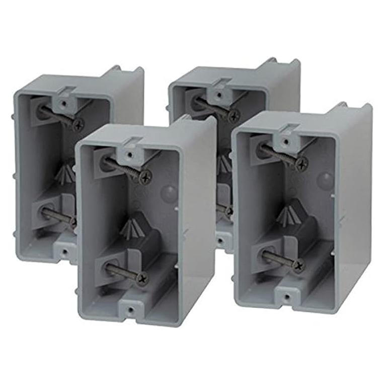 Caja Ajustable de Profundidad Southwire MSB1G4PK Gris 4 Unidades