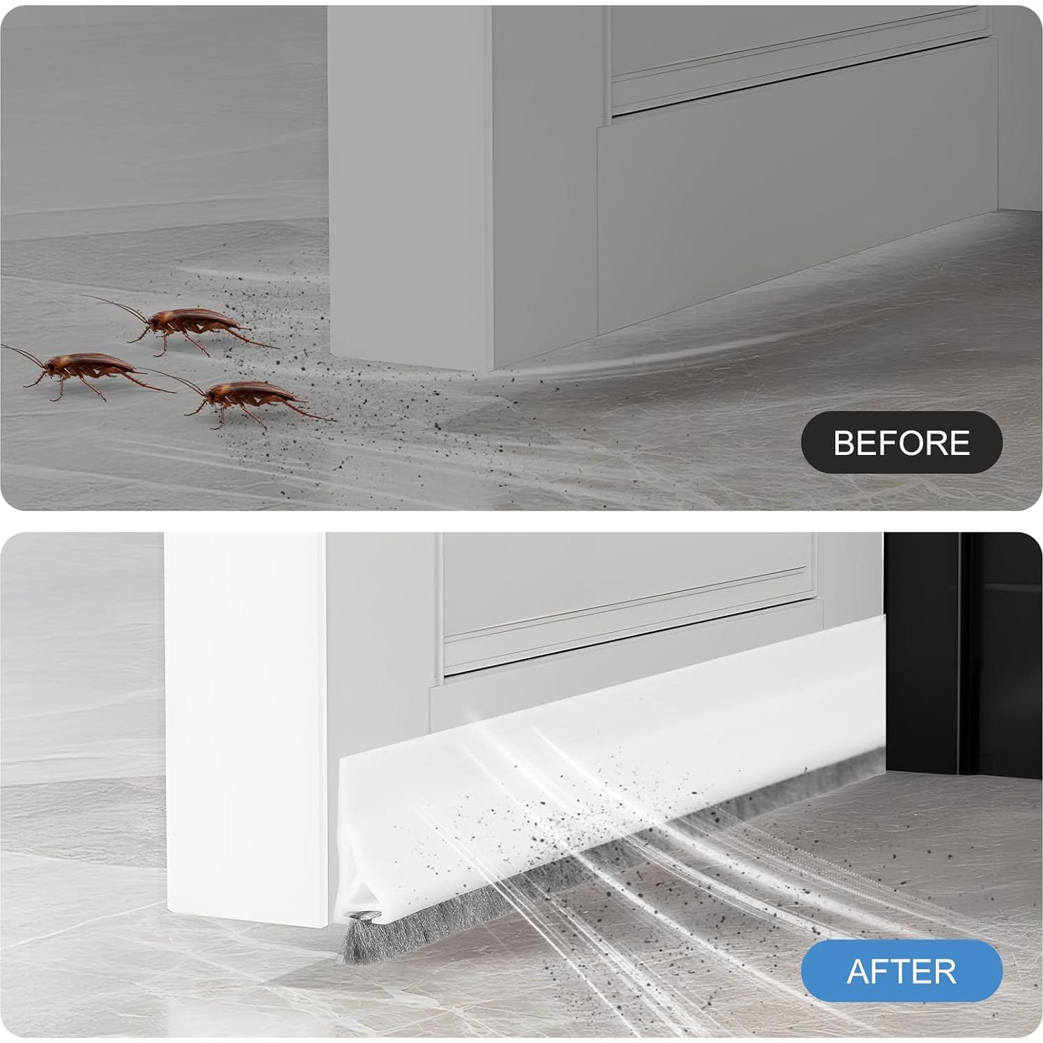 Tapón de Draft Autoadhesivo YBEATY 1m para Puerta - Aislamiento Acústico