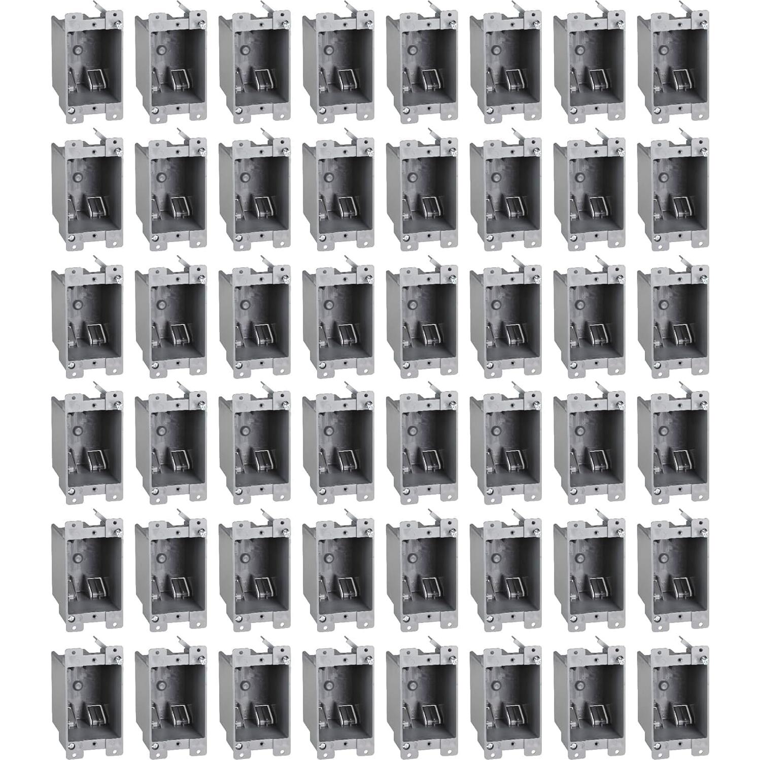 Caja Eléctrica de Trabajo Antiguo Newhouse 1 Gang PVC 14 Pulgadas Cúbicas