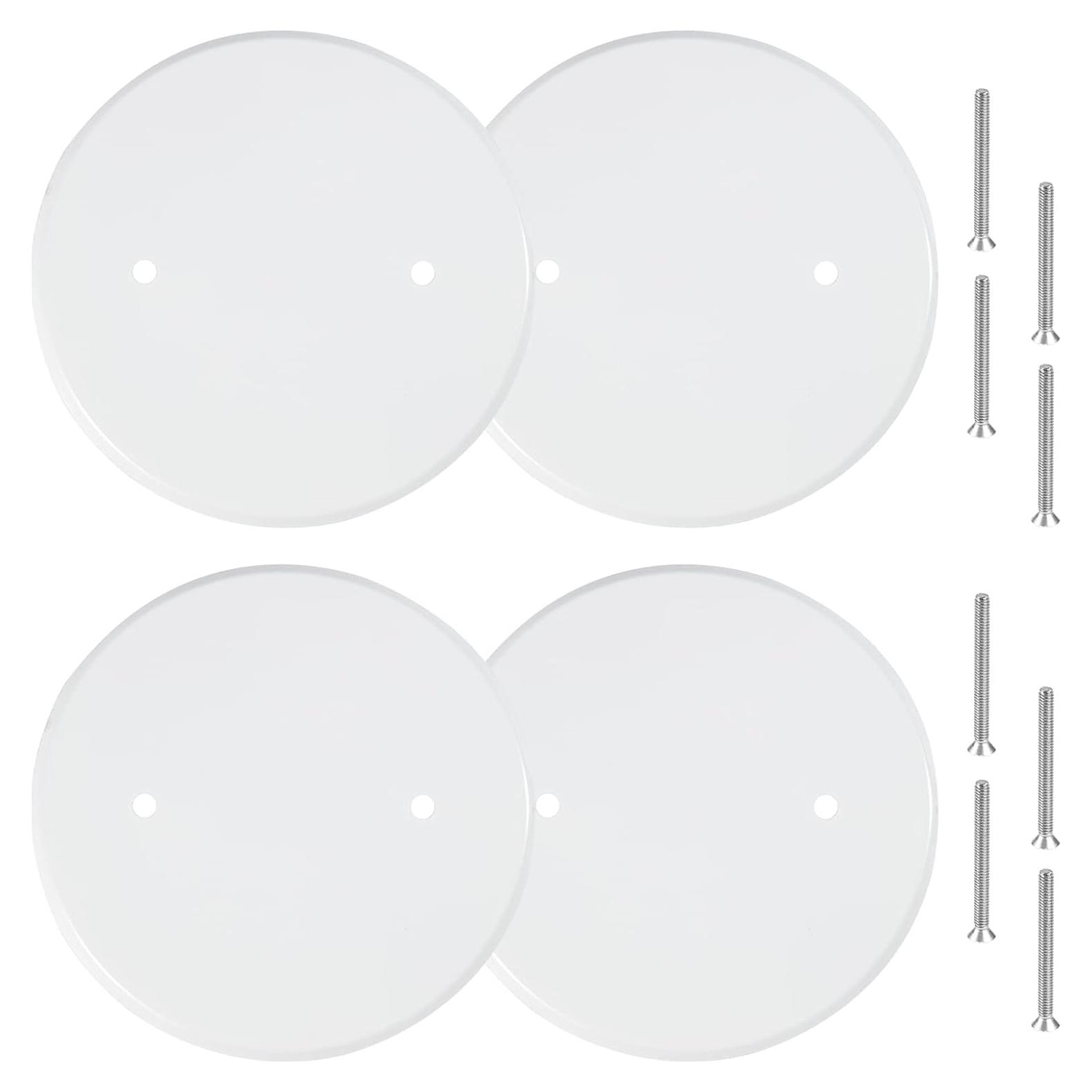 8 Placas de Cubierta de Techo Metal Jicoyin 12.7 cm Blancas