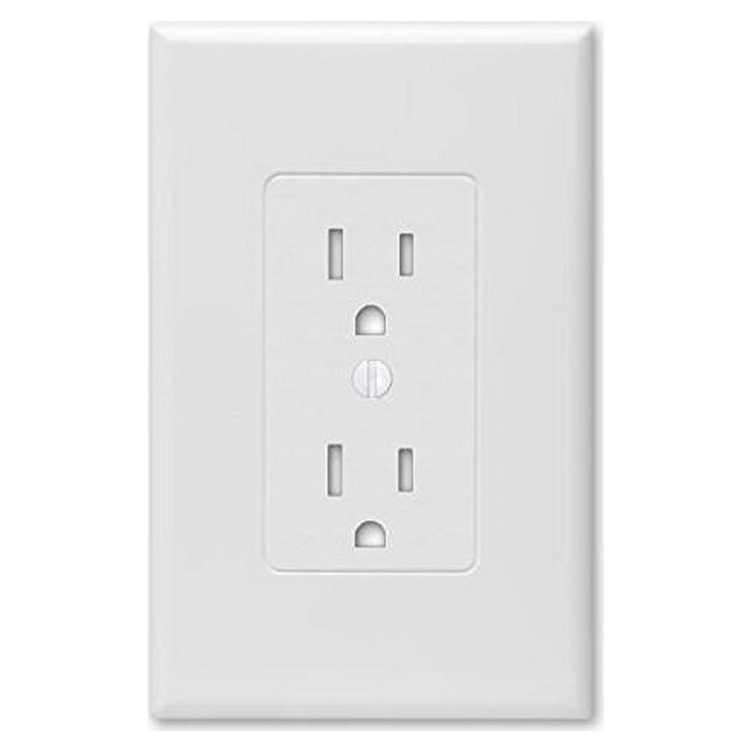 Cubierta de Enchufe Eléctrico TayMac 2600W 1-Gang Blanco