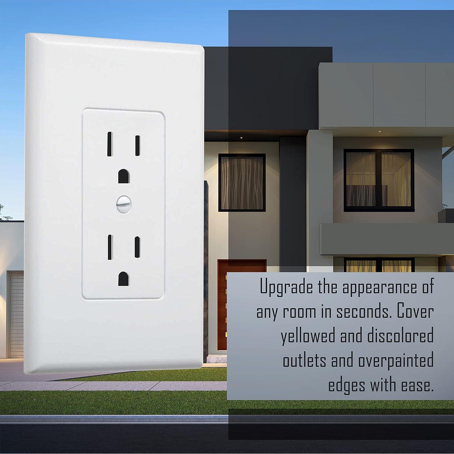 Placa de Pared Decorativa TayMac MW2500W Dúplex Blanca (Paquete de 5)