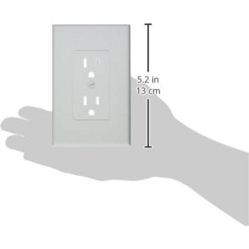 Placa de Pared Decorativa TayMac MW2500W Dúplex Blanca (Paquete de 5)