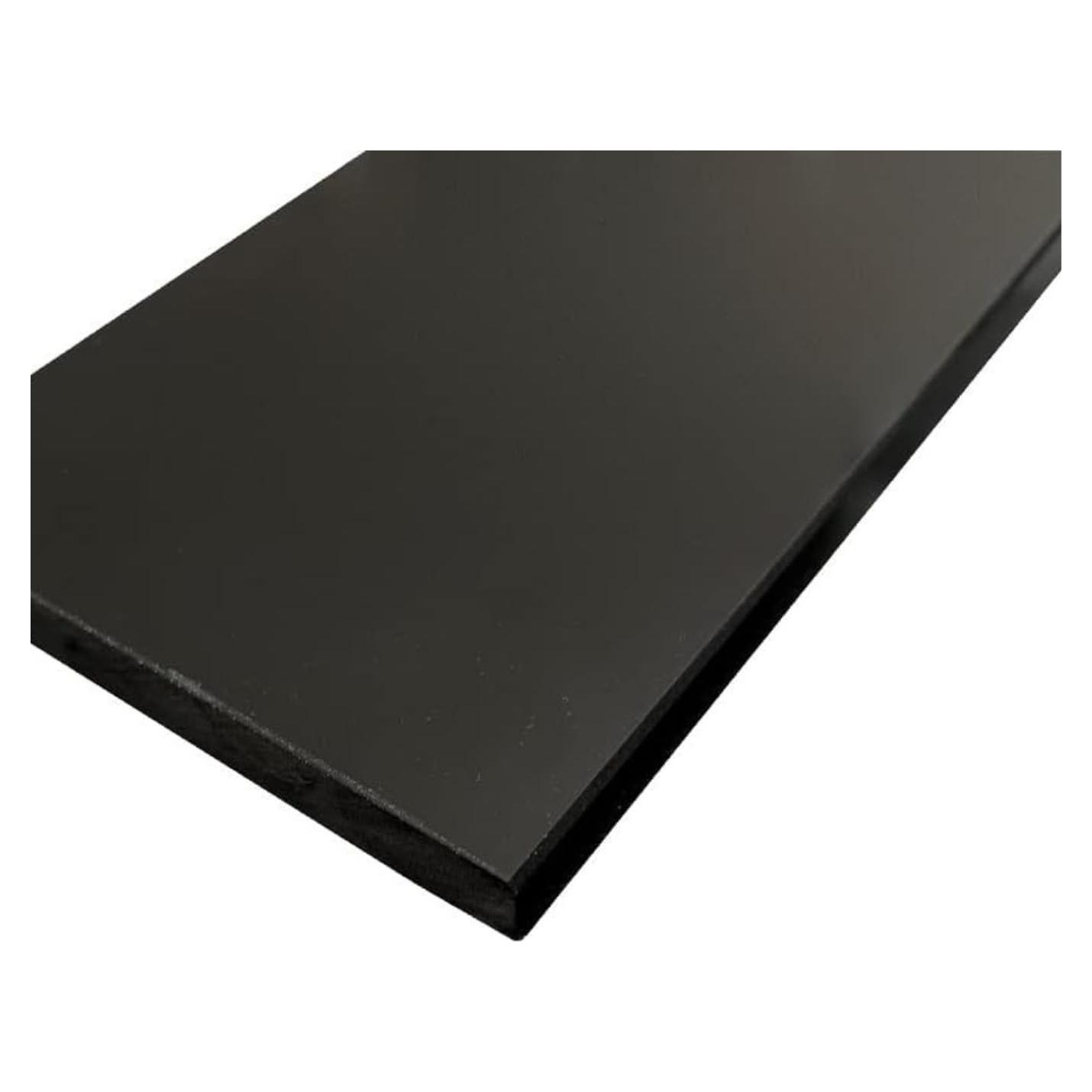 Umbral de Ducha Tenedos de Mármol Negro Pulido 15.24x1.57 cm