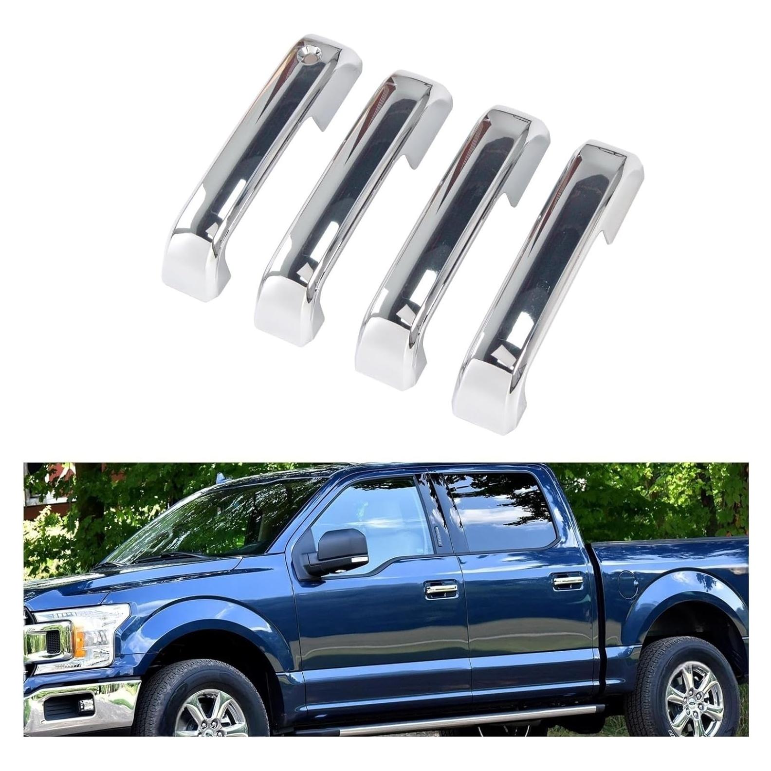 Cubiertas de Manijas de Puerta Cromadas AUCERAMIC para Ford F-150/F-250 2015-2022