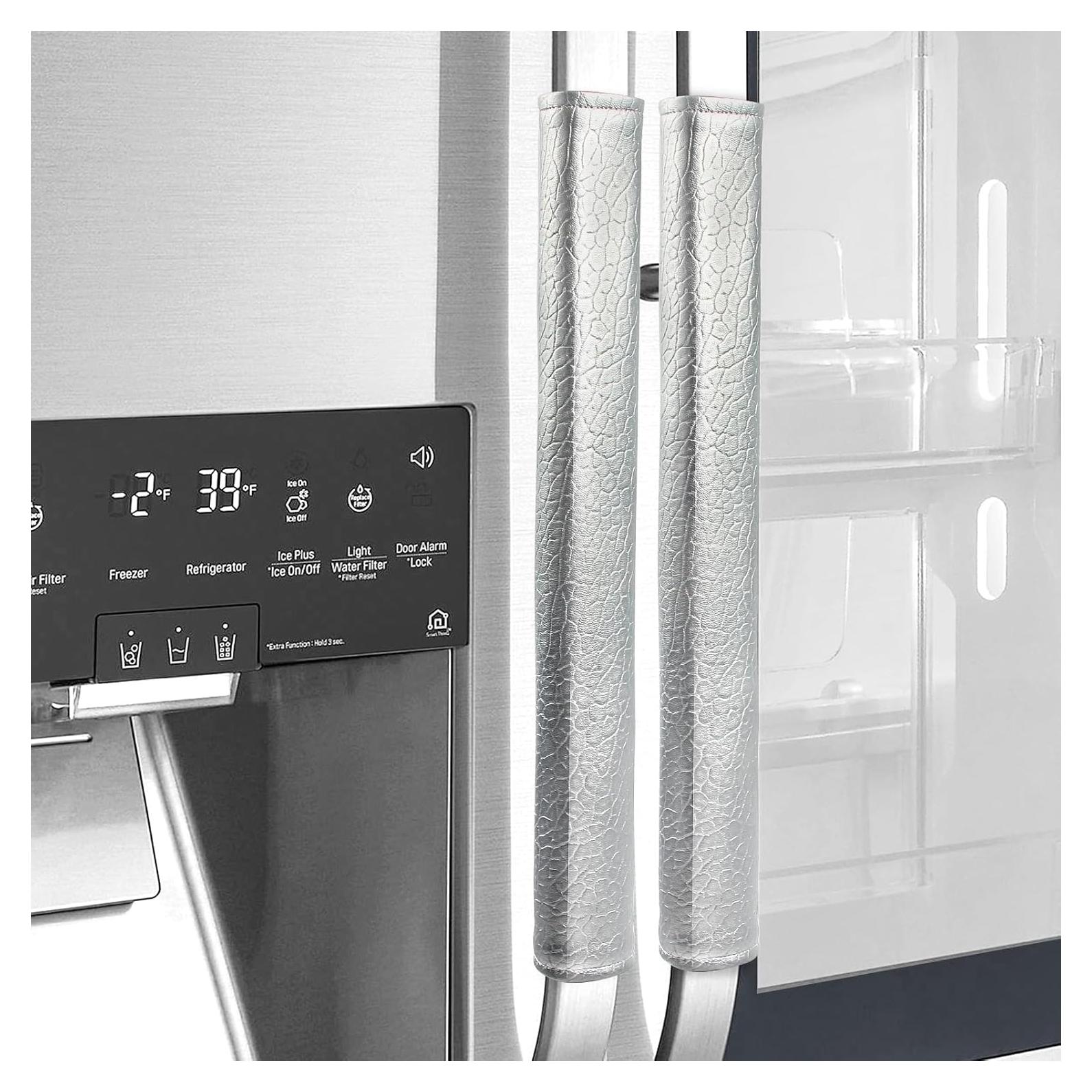 Cubiertas para Manijas de Refrigerador OUGAR8 - Impermeables 2 Piezas 40x10 cm