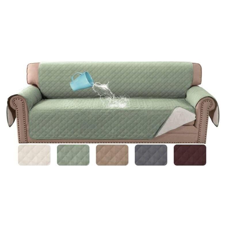 Funda de Sofá H.VERSAILTEX 100% Impermeable Aqua Pálido