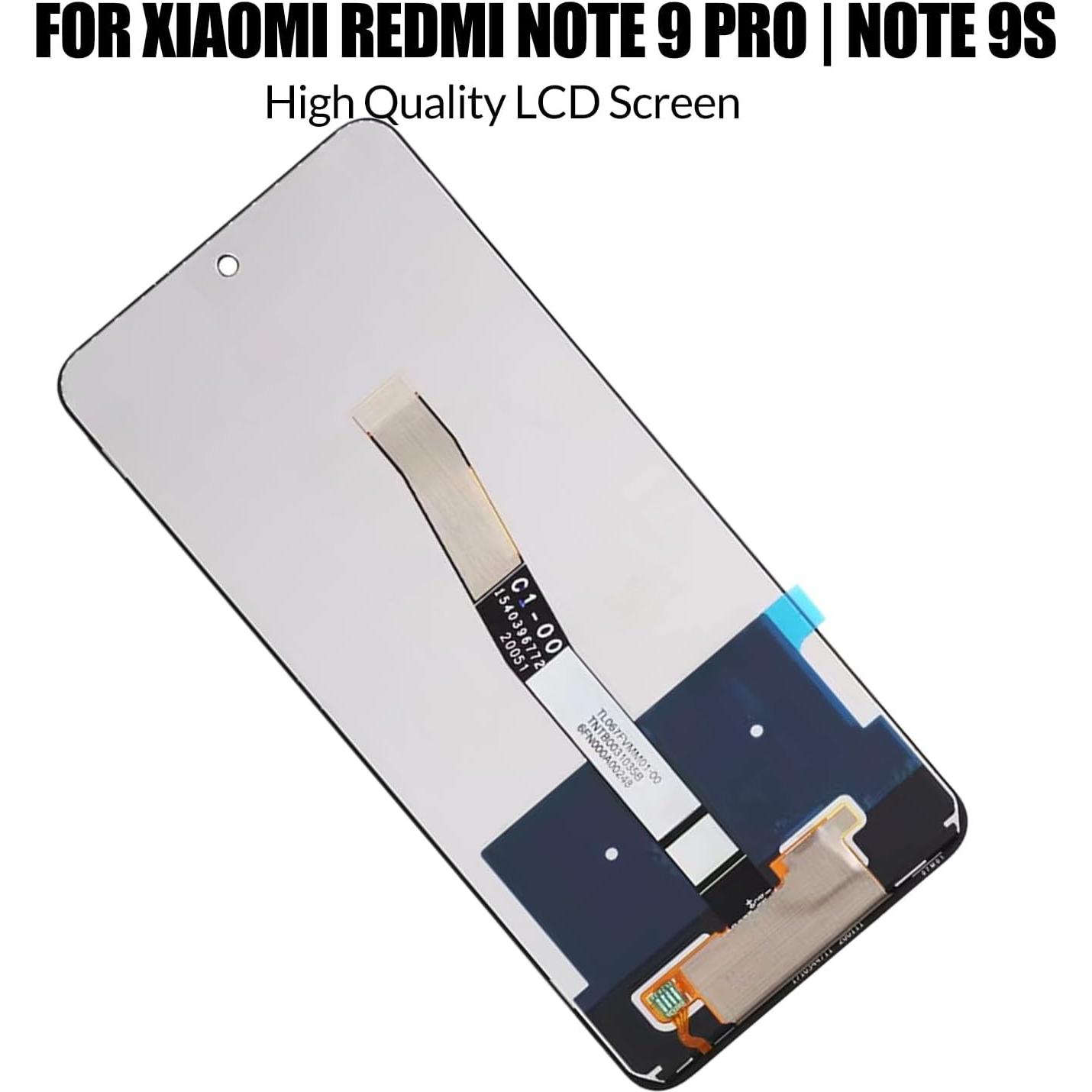 Pantalla LCD Reemplazo Xiaomi Redmi Note 9 Pro/9S 190g