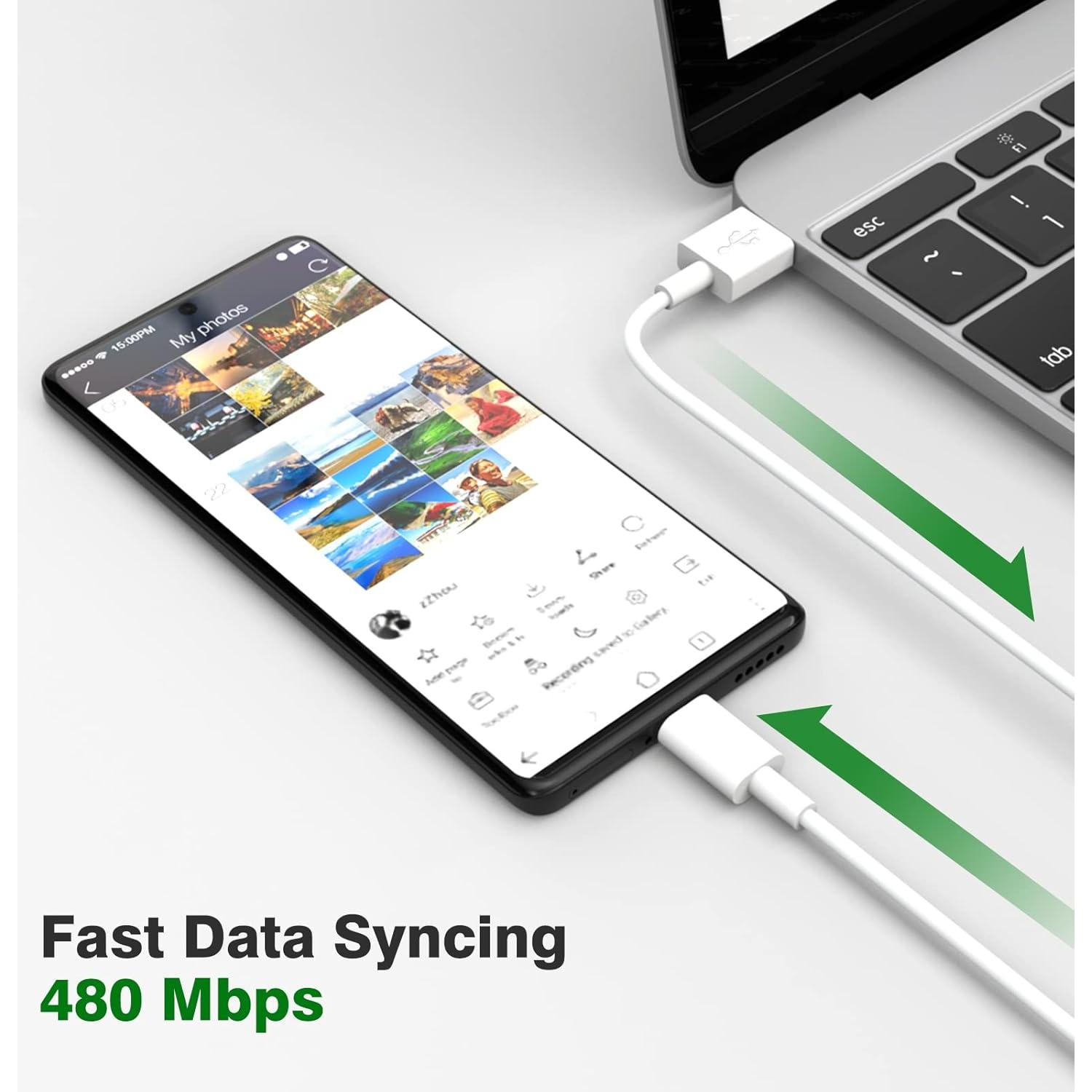 Cable USB C Jelanry 6A HyperCharge 120W 2m para Xiaomi