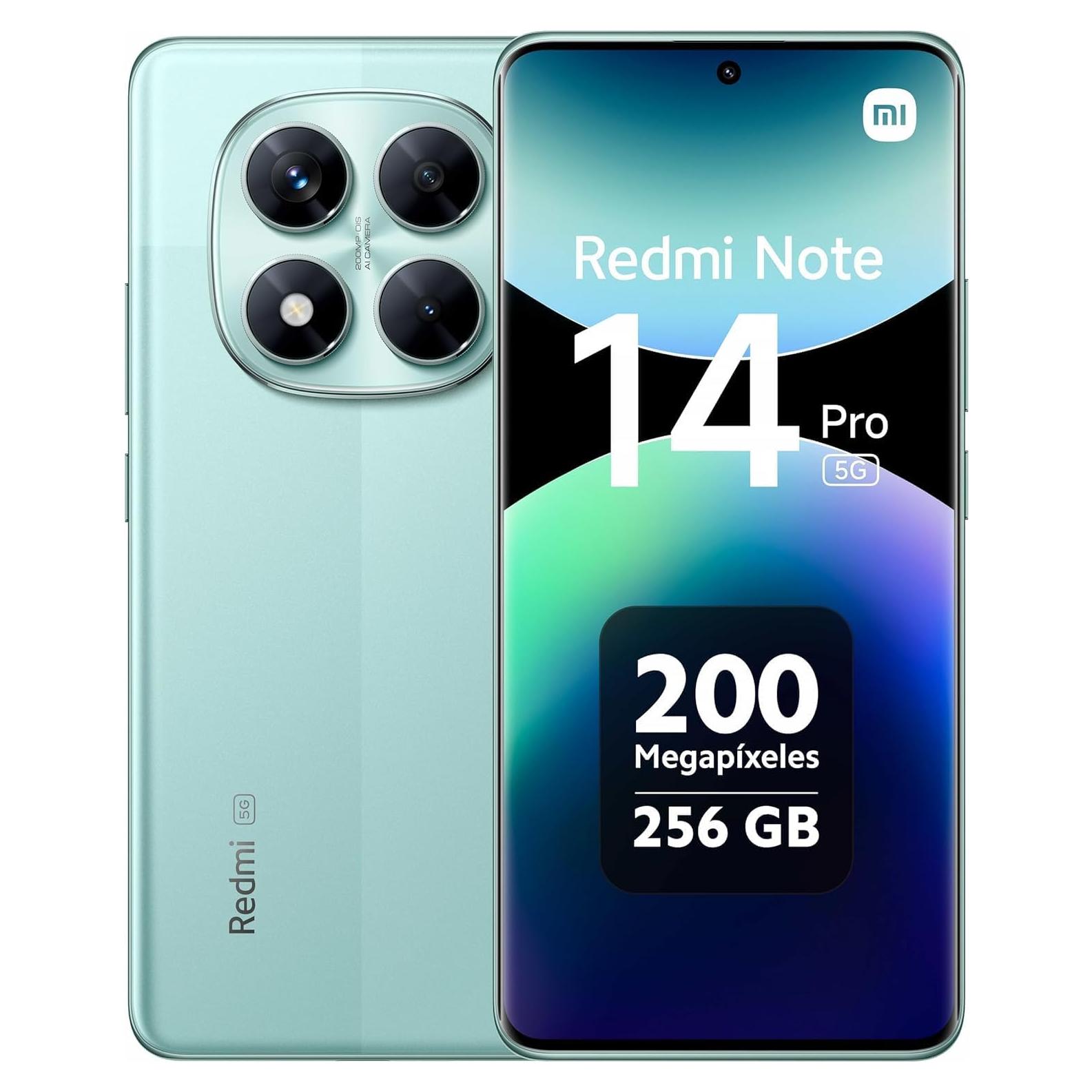 Xiaomi Redmi Note 14 Pro 5G 256GB 8GB RAM Pantalla 6.67"