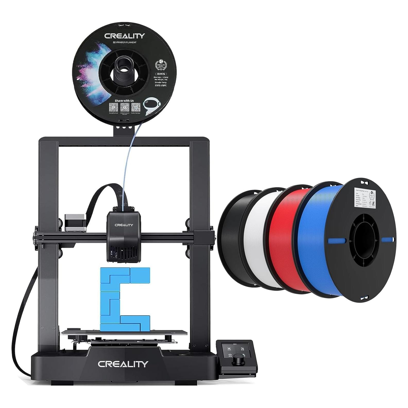 Impresora 3D Creality Ender 3 V3 SE + 4 Filamentos PLA 1.75mm