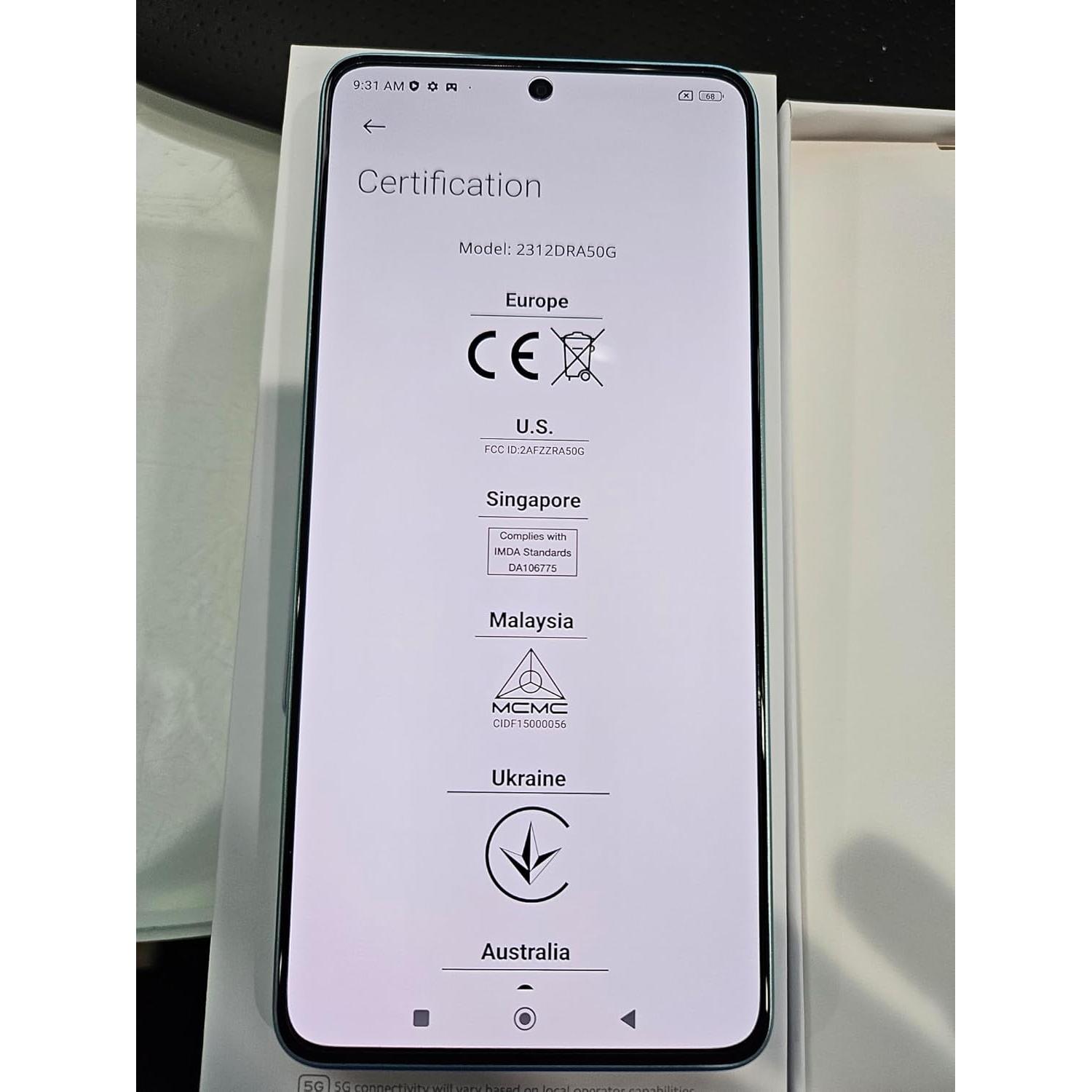 Xiaomi Redmi Note 13 Pro 5G 256GB/8GB Teal Oceánico