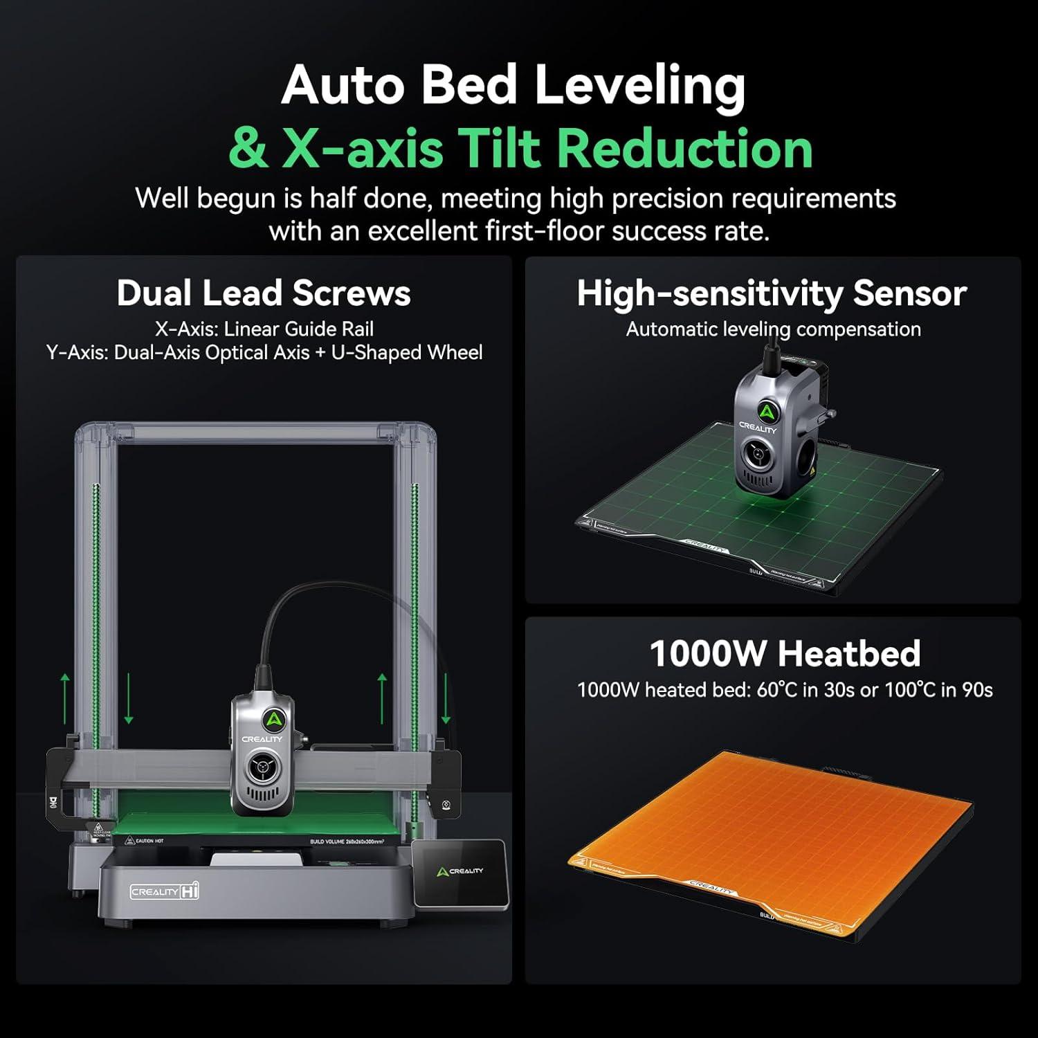 Impresora 3D Creality Hi Combo Multicolor 500mm/s Alta Velocidad