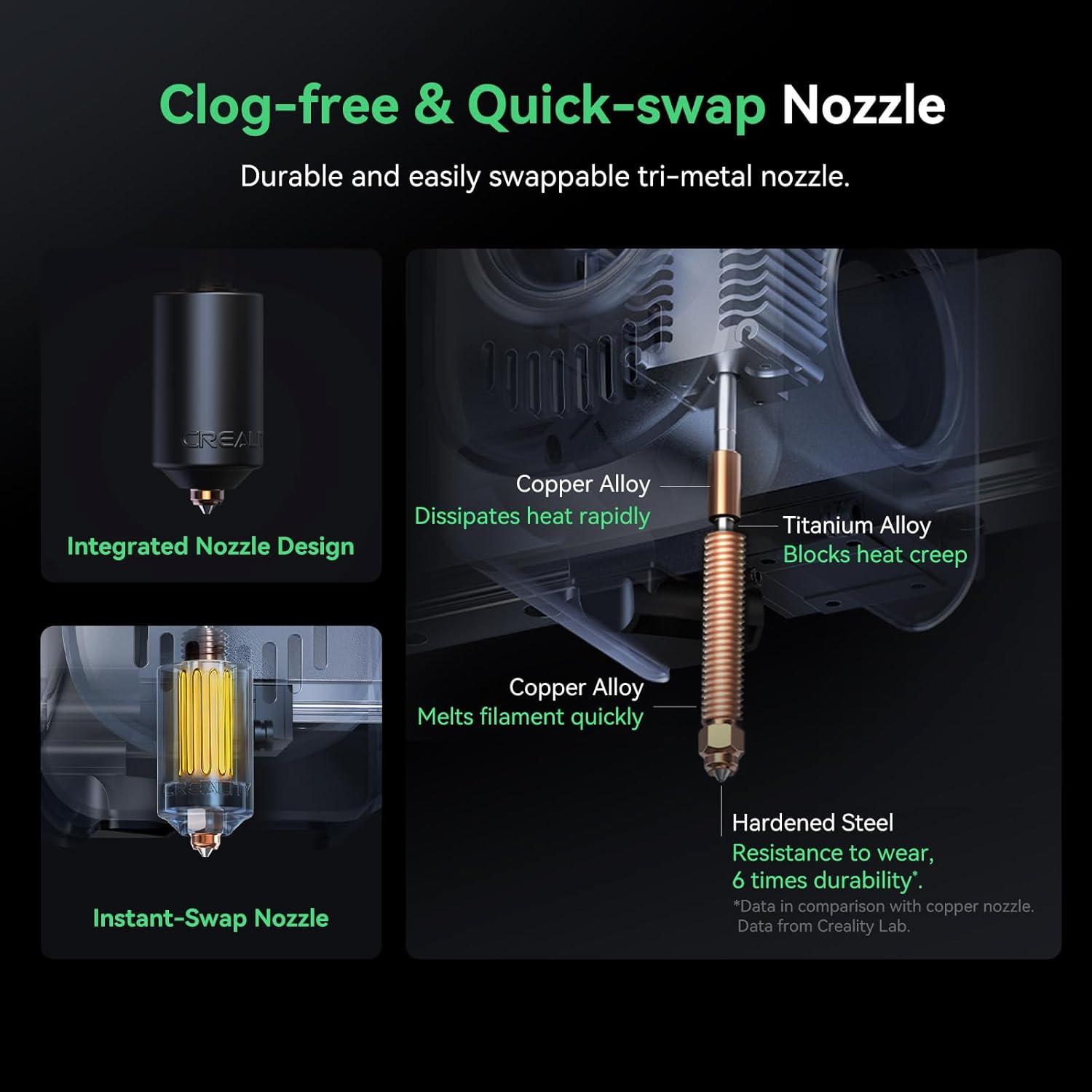 Impresora 3D Creality Hi Combo Multicolor 500mm/s Alta Velocidad