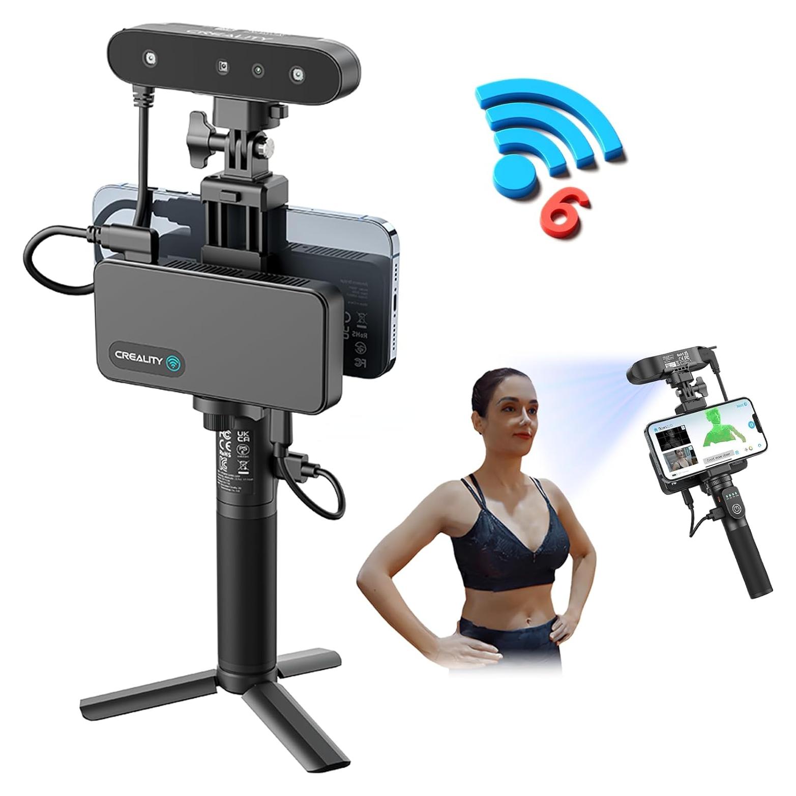 Escáner 3D Creality CR-Scan Ferret Pro 0.1mm Precisión